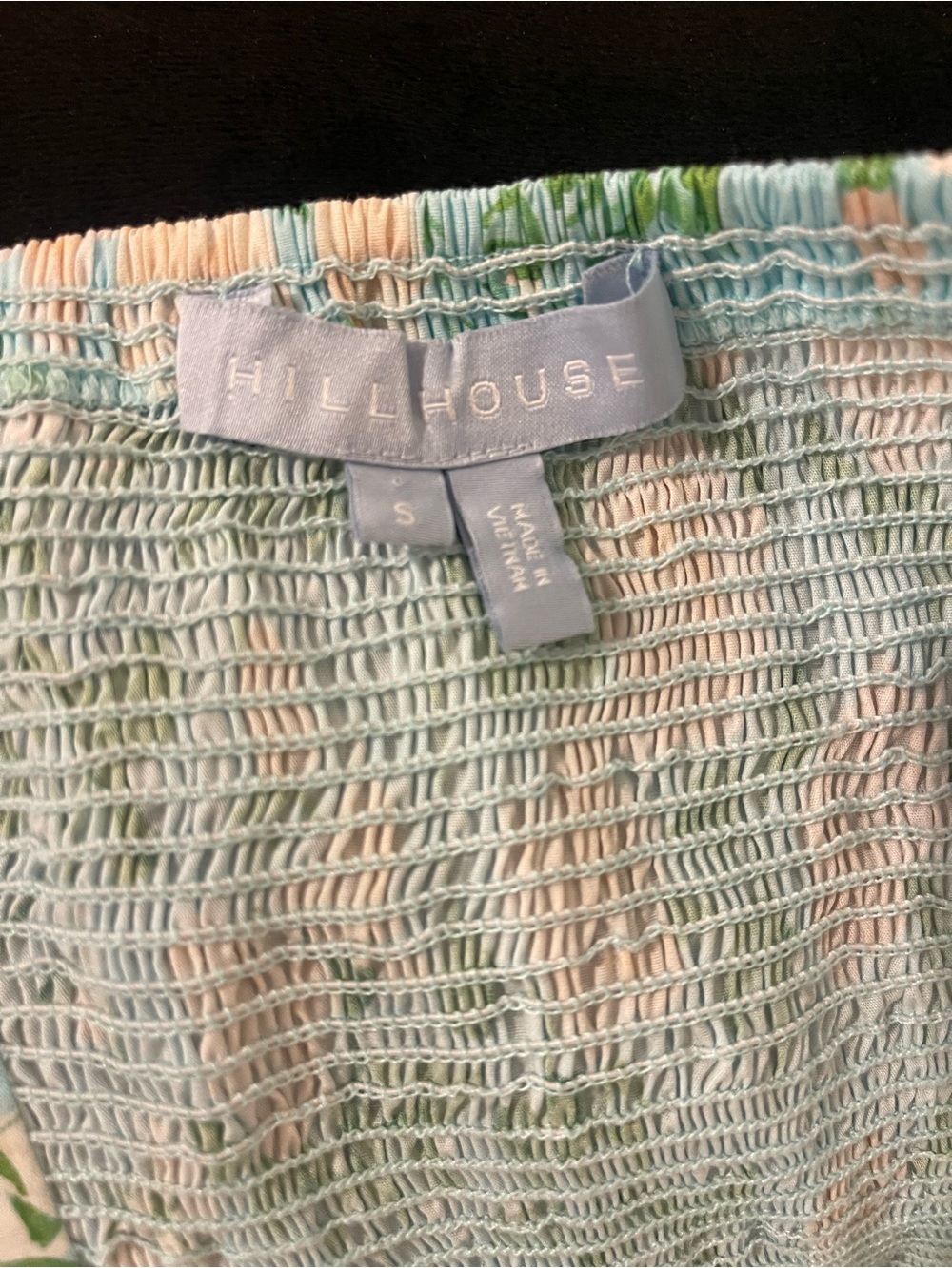 Hill House Mint Floral Puff-Sleeve Midi Dress - Picture 3 of 6